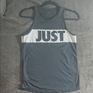Nike Men's Black 'JUST' Tank Top